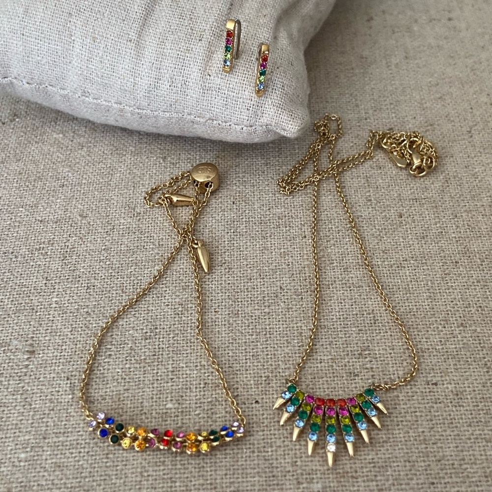 Stella & Dot Rainbow Delicate Renegade set